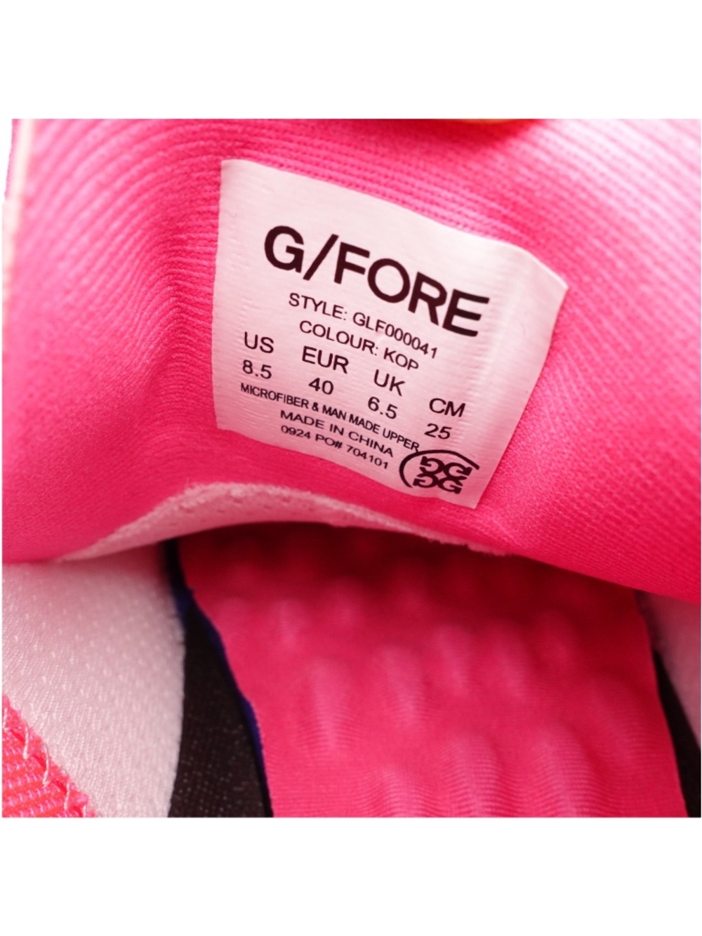 NEW Size 8.5 Women's G/FORE G.112 Camo Sole Kiltie Golf Shoes GLF000041-KOP Pink - Picture 2 of 8